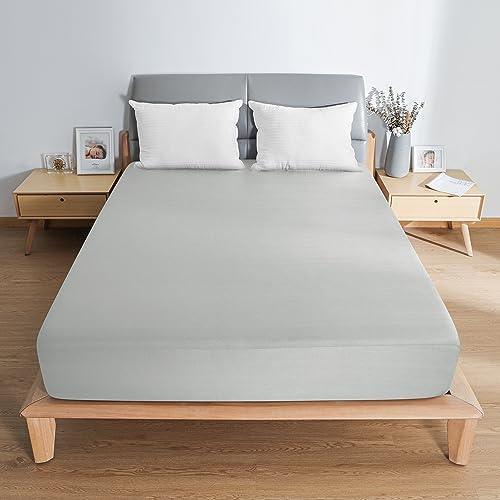 Plahta s gumicom 220x240cm - Siva