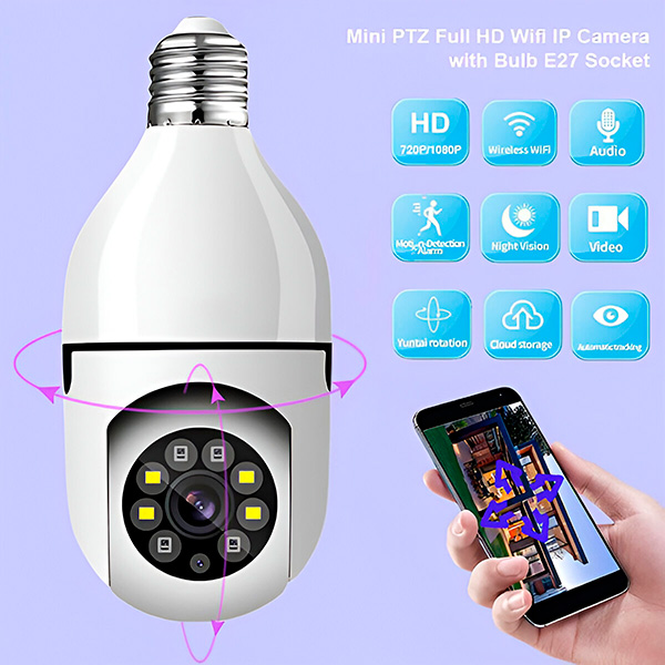 2K WiFi sigurnosna kamera s noćnim vidom
