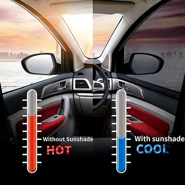 Pokrivač za prozor automobila – set od 4 sjenila za sunce