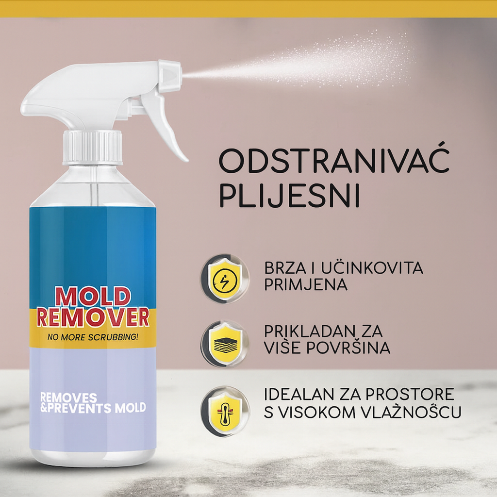 Mold Remover – Sprej za Uklanjanje Vlage i Plijesni s Ugodnim Mirisom