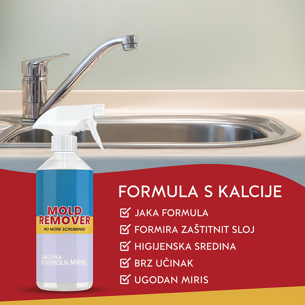 Mold Remover – Sprej za Uklanjanje Vlage i Plijesni s Ugodnim Mirisom