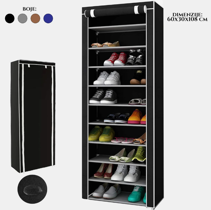 FABRIC WARDROBE - Black