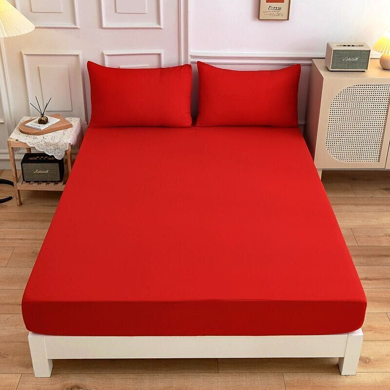 Plahta s gumicom 220x240cm - Crvena