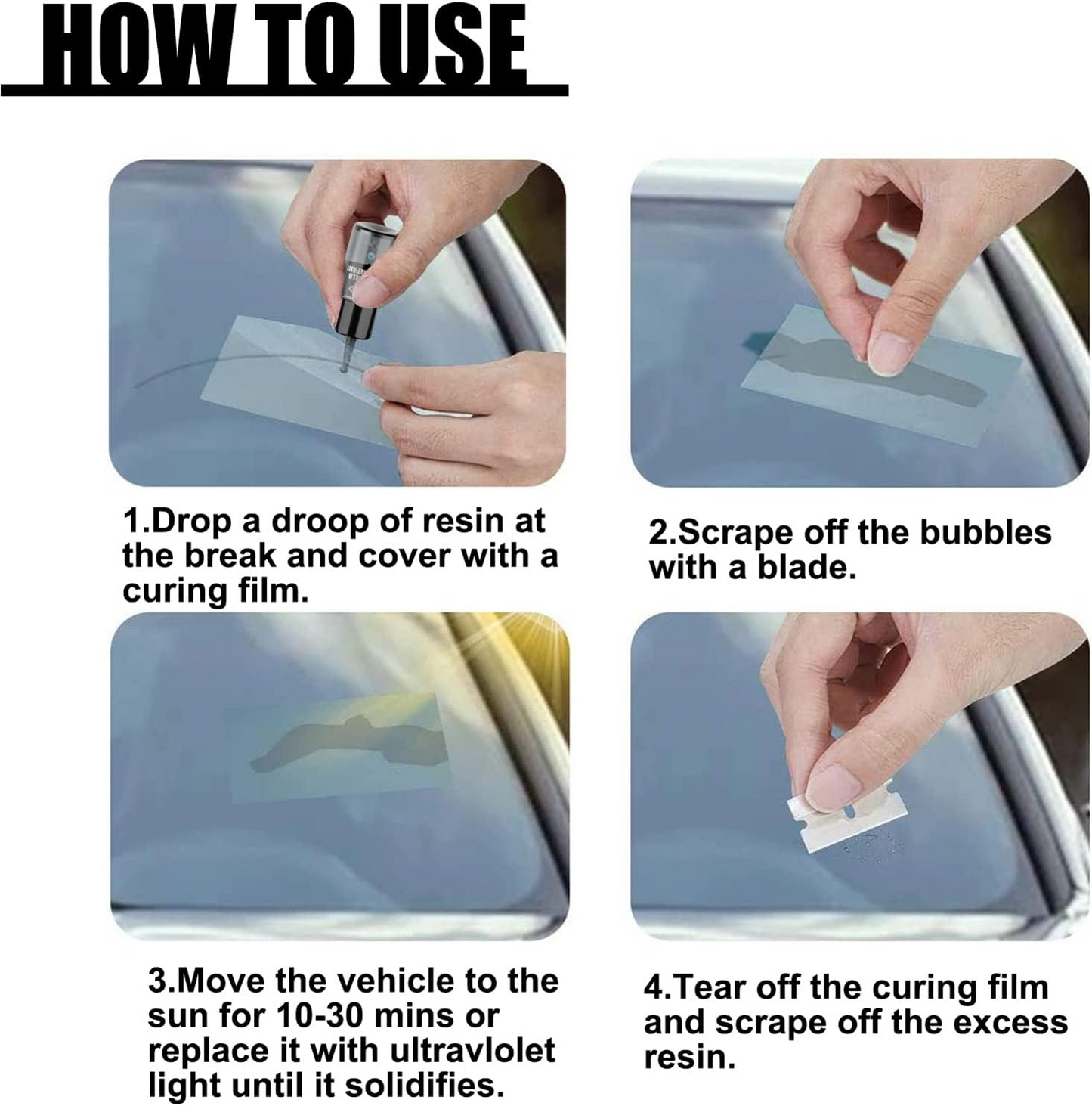 Car windshield Craked repair tool