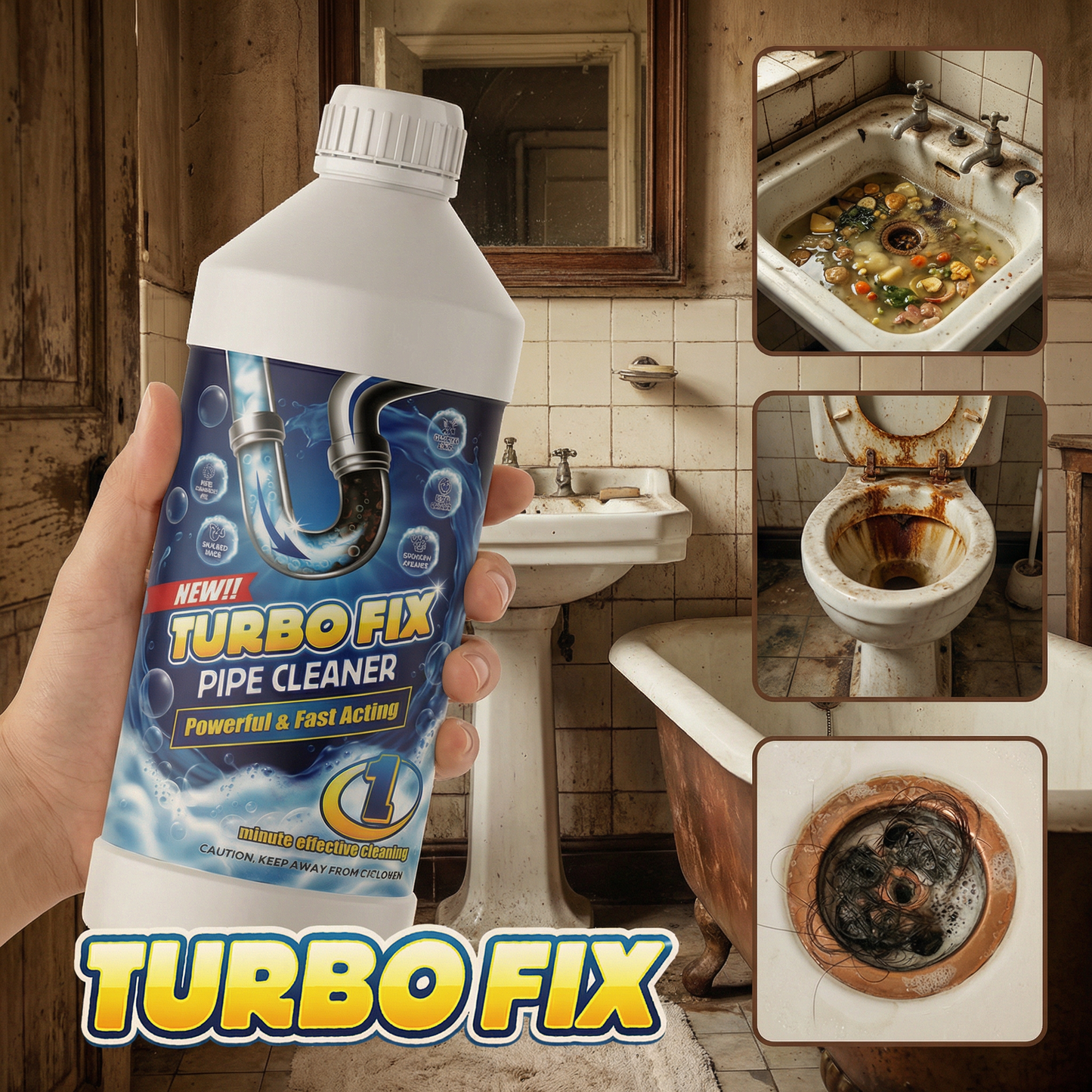 Turbo Fix – Profesionalno sredstvo za čišćenje cijevi